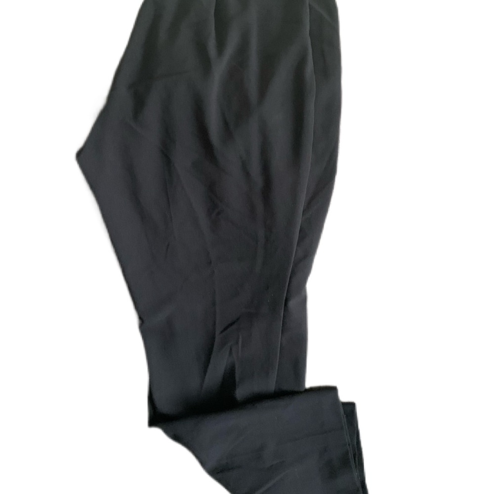 Pre Owned Women's Sag Harbor Stretch Petite Pants Sz 10P Blue Casual Business